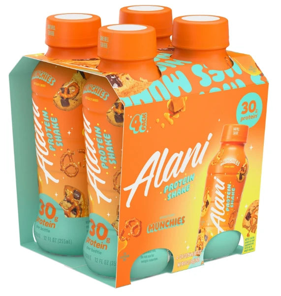 Alani Nu Protein Shake, Munchies, 30g, 4Ct