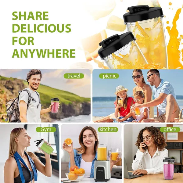 KOIOS 850W Countertop Blenders for Shakes and Smoothies; Protein Drinks; Nuts; Spices; Fruit Vegetables Drinks; Coffee Grinder for Beans; 11-Piece Kitchen Blender Set