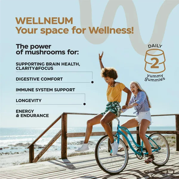 Mushroom Gummies 5000 Mg for Adults Lion's Mane and 9 Adaptogenic Mushrooms Blend Ashwagandha L Theanine Organic Adaptogenic Mix for Energy Immunity and Focus No GMO Sugar Free 2 Pack