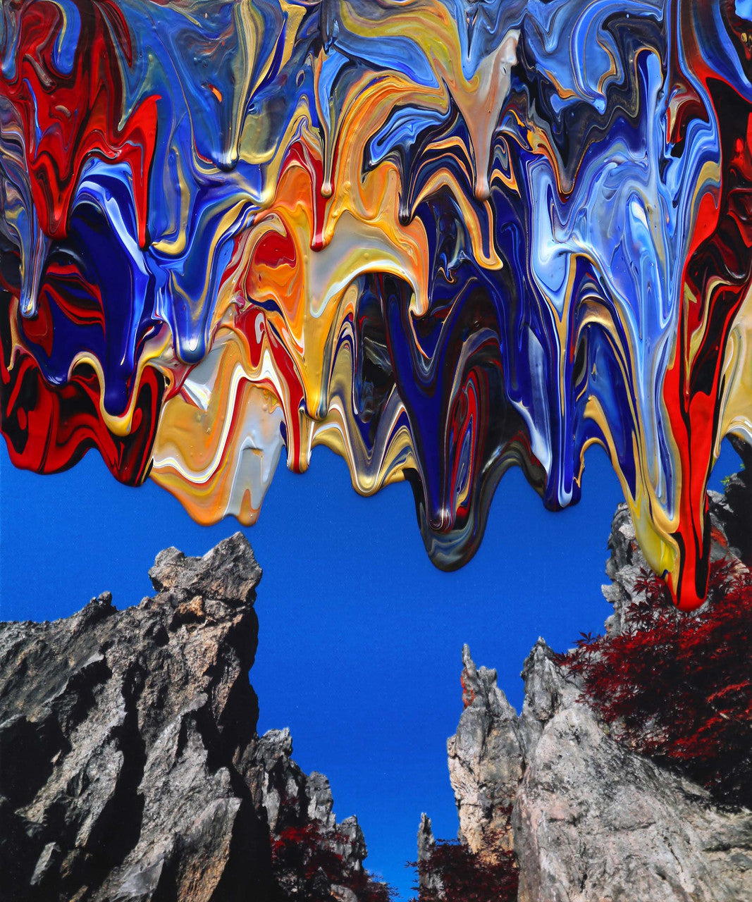 Antonio Wehrli Gravity Paint Drip Bracelet: Art into Jewelry-Sterling Silver-10