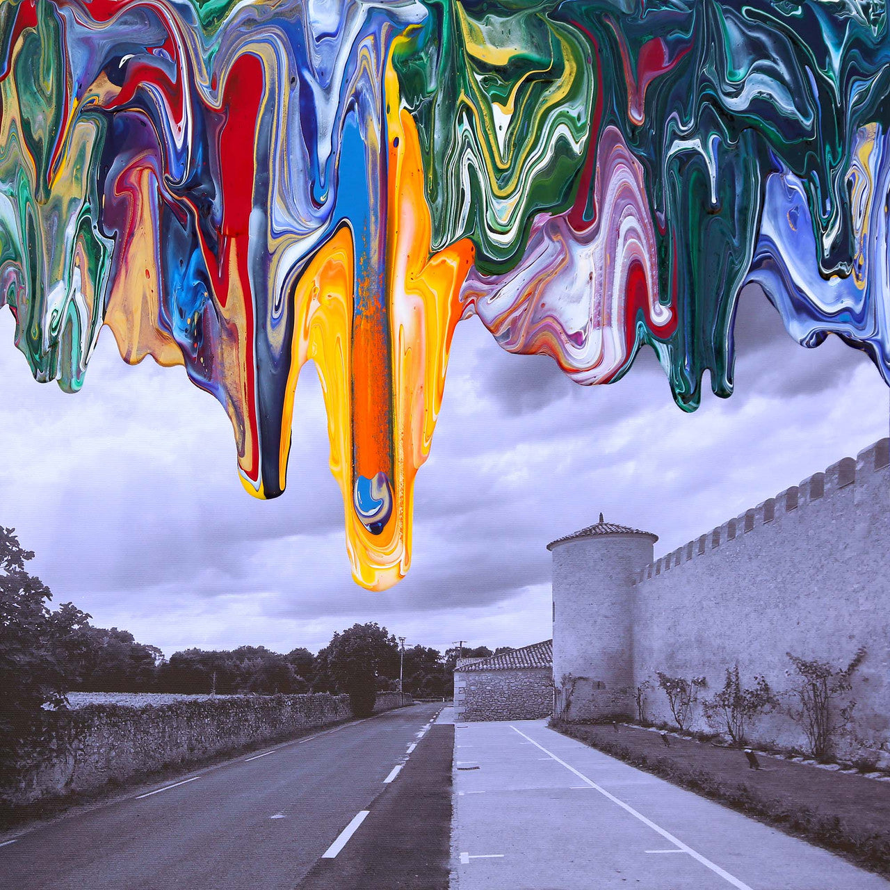 Antonio Wehrli Gravity Paint Drip Bracelet: Art into Jewelry-Sterling Silver-5