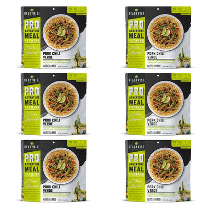 6 CT ReadyWise Pro Adventure Meal Pork Chile Verde