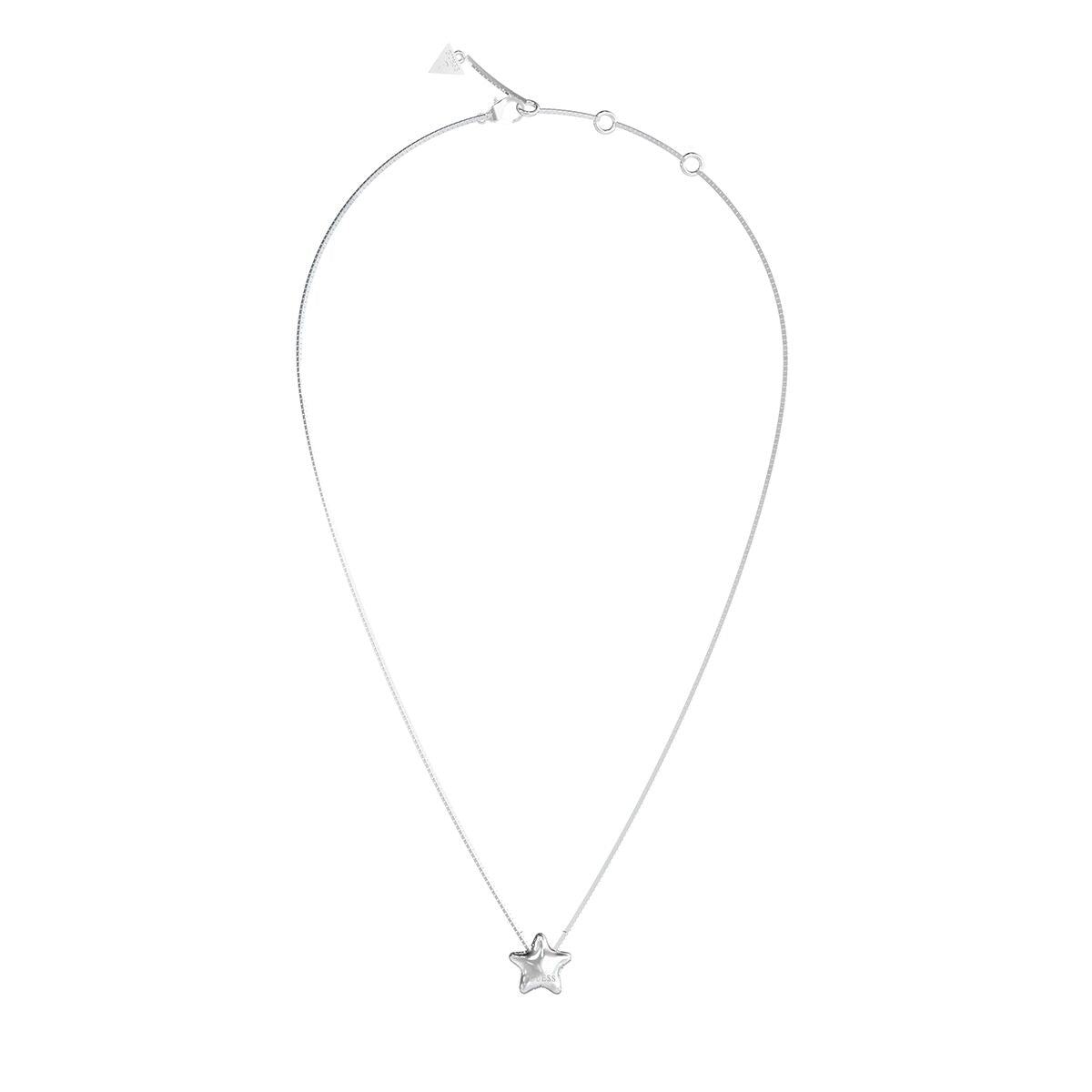 Ladies' Necklace Guess JUBN05545JWRHT-U Silver-0