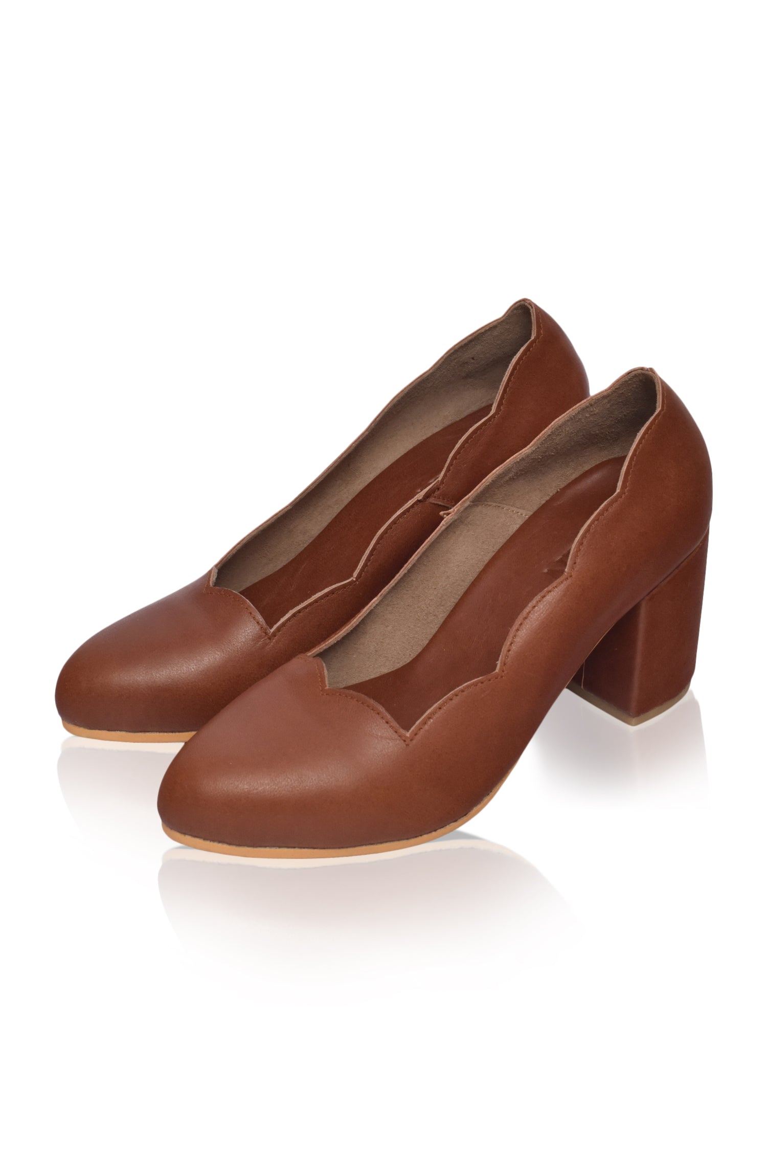 Alia Classic Leather Heels-4