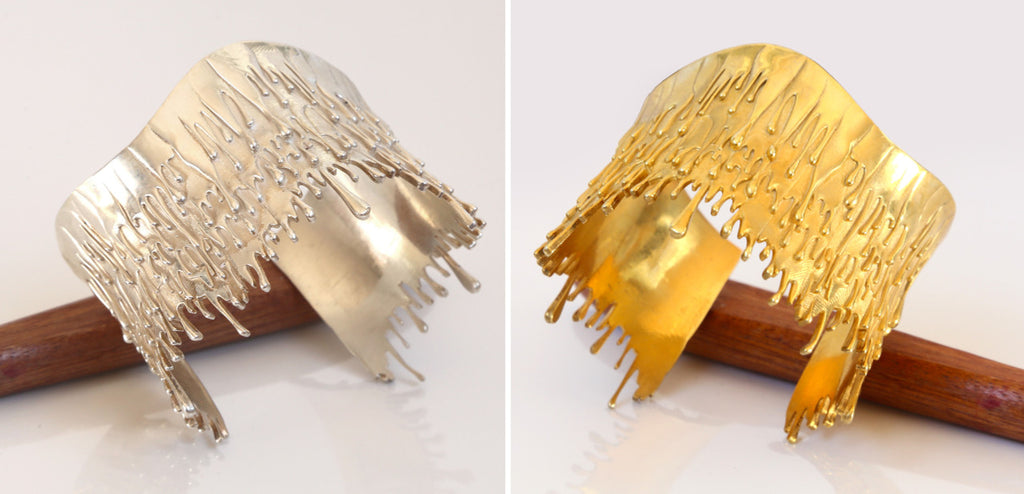 Antonio Wehrli Gravity Paint Drip Bracelet: Art into Jewelry-18K Gold-5