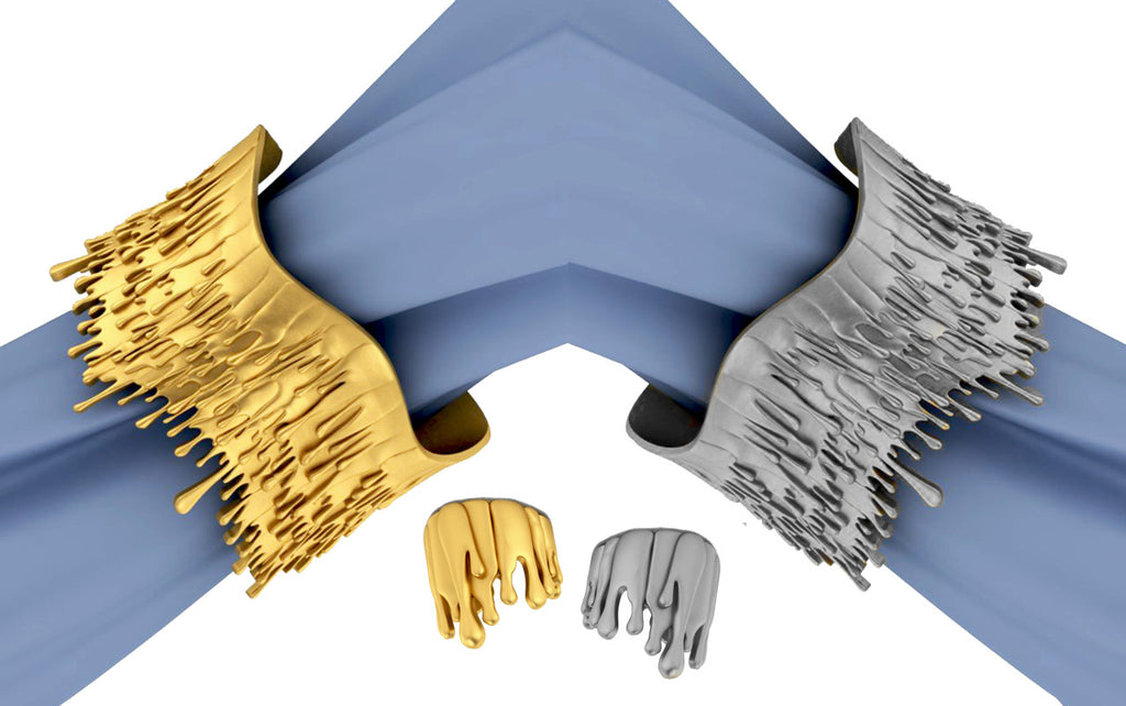 Antonio Wehrli Gravity Paint Drip Bracelet: Art into Jewelry-18K Gold-8