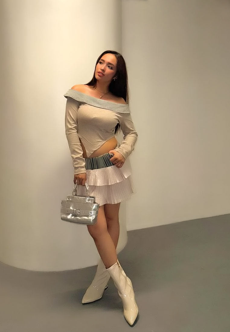 Gaias Fantasy Heel Patent Faux Leather Boots-1