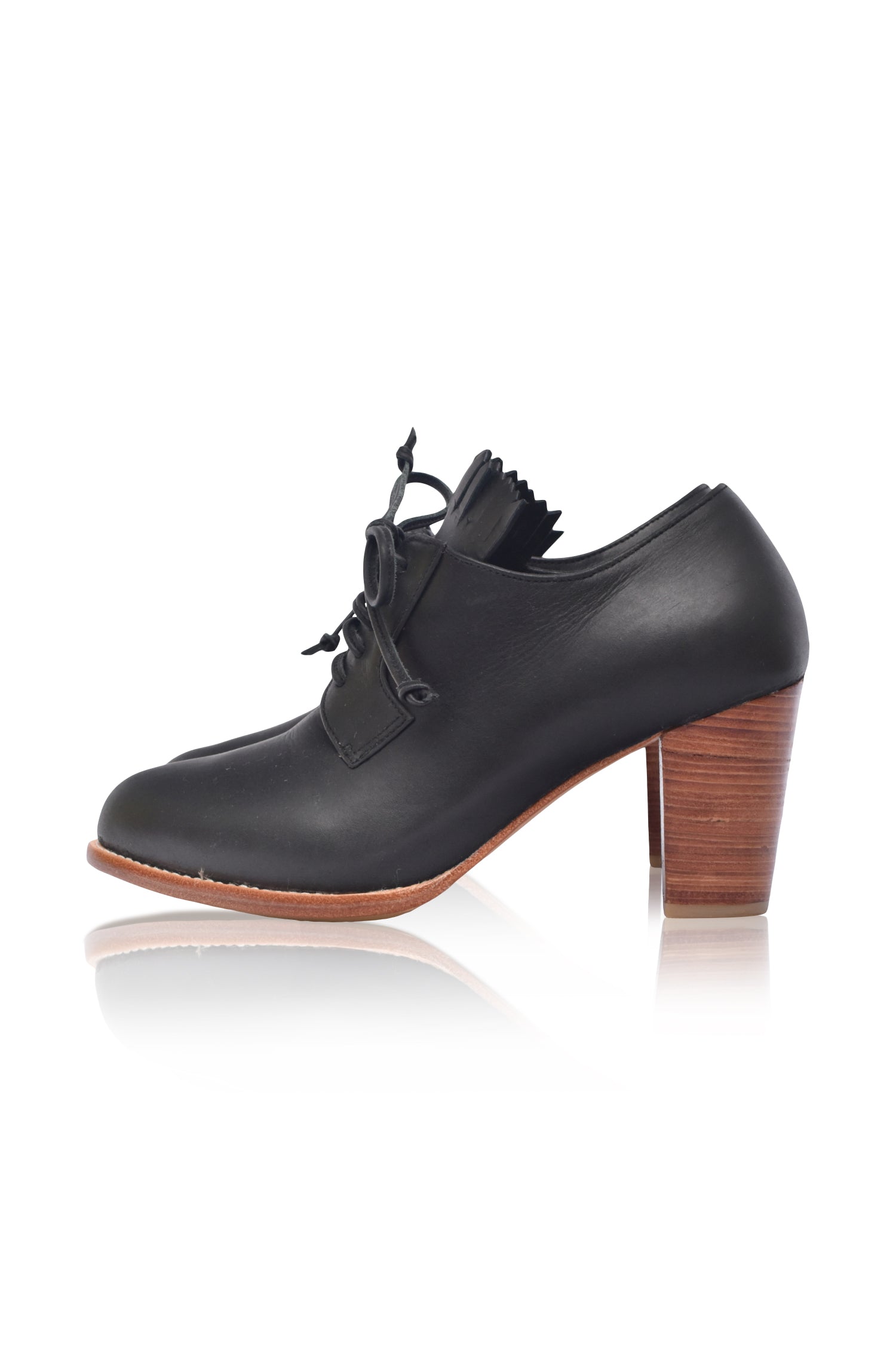 Lyon Lace-up Leather Oxfords-5