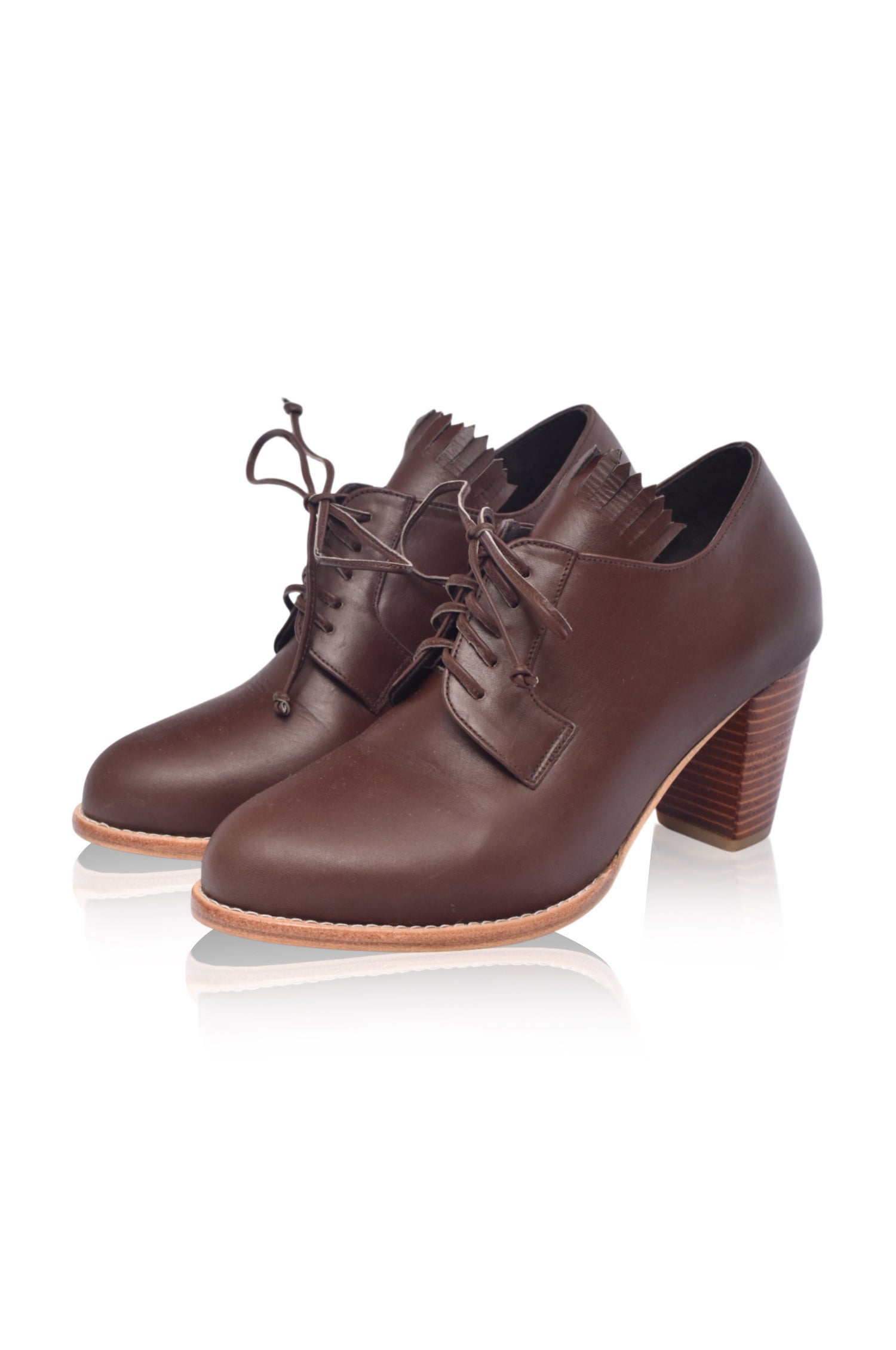 Lyon Lace-up Leather Oxfords-2