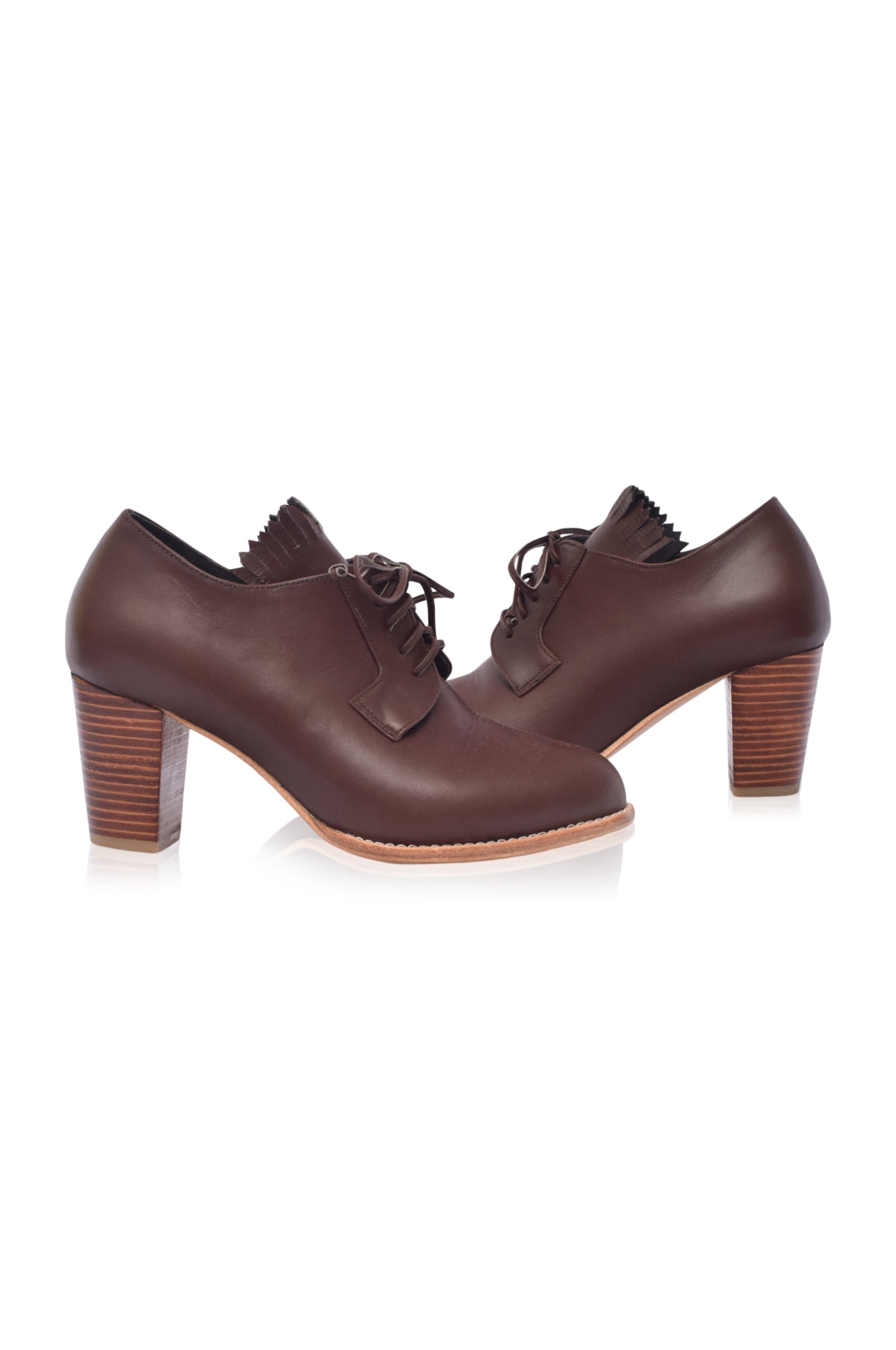 Lyon Lace-up Leather Oxfords-3