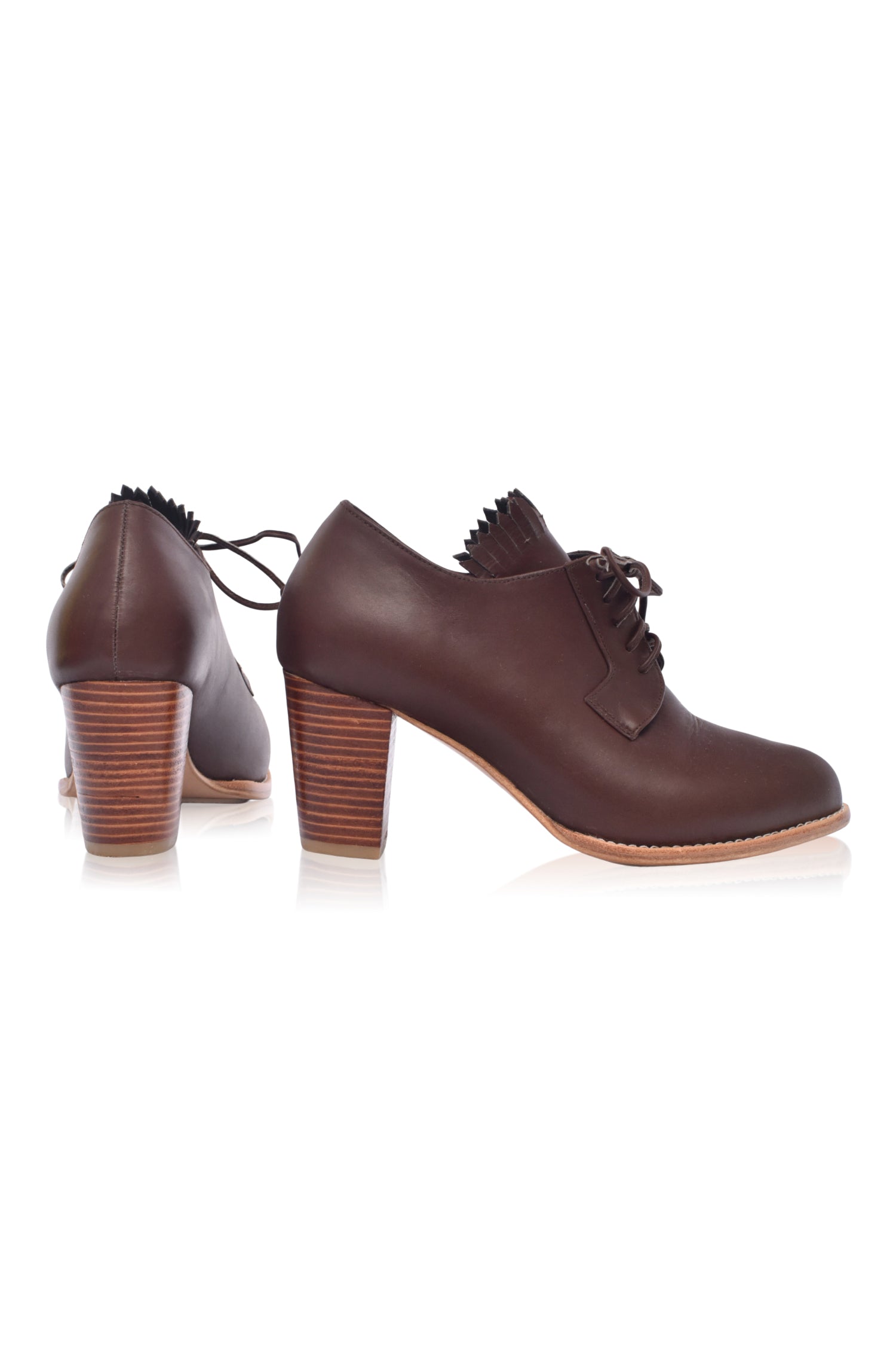 Lyon Lace-up Leather Oxfords-4