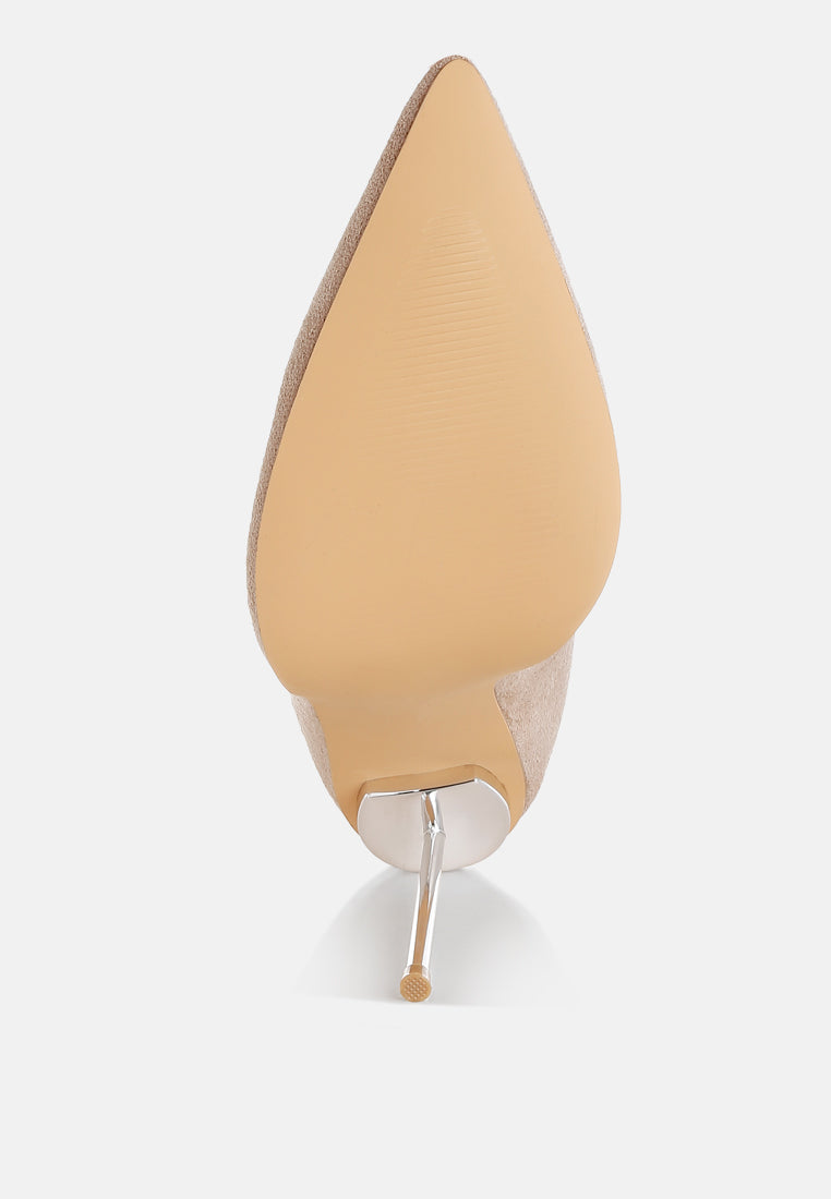 Podstar Rhinestones Embellished Foldover Boots-4