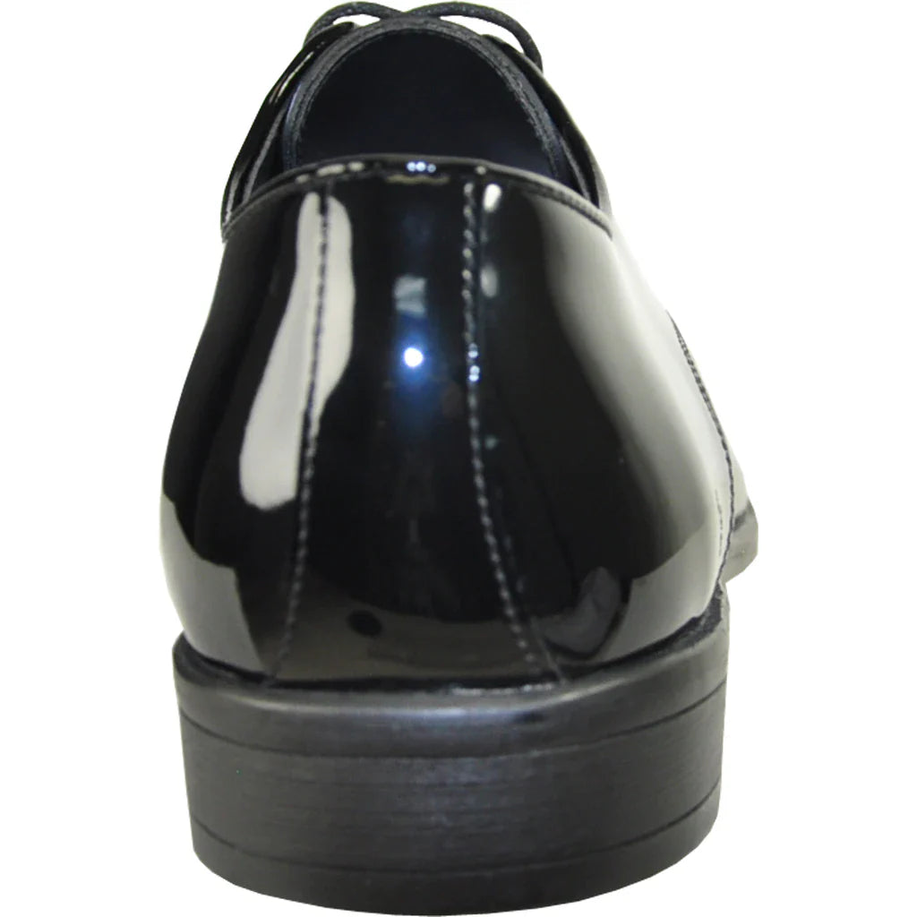 "Rockefeller" Black Vangelo Tuxedo Shoes-2