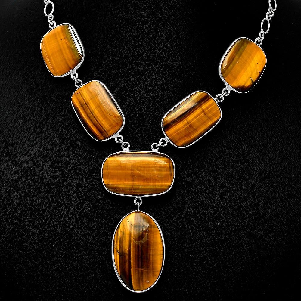 Natural Tiger Eye - Africa Necklace N-1014 SDN2009-1