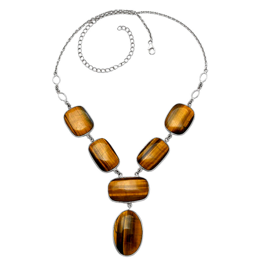 Natural Tiger Eye - Africa Necklace N-1014 SDN2009-3