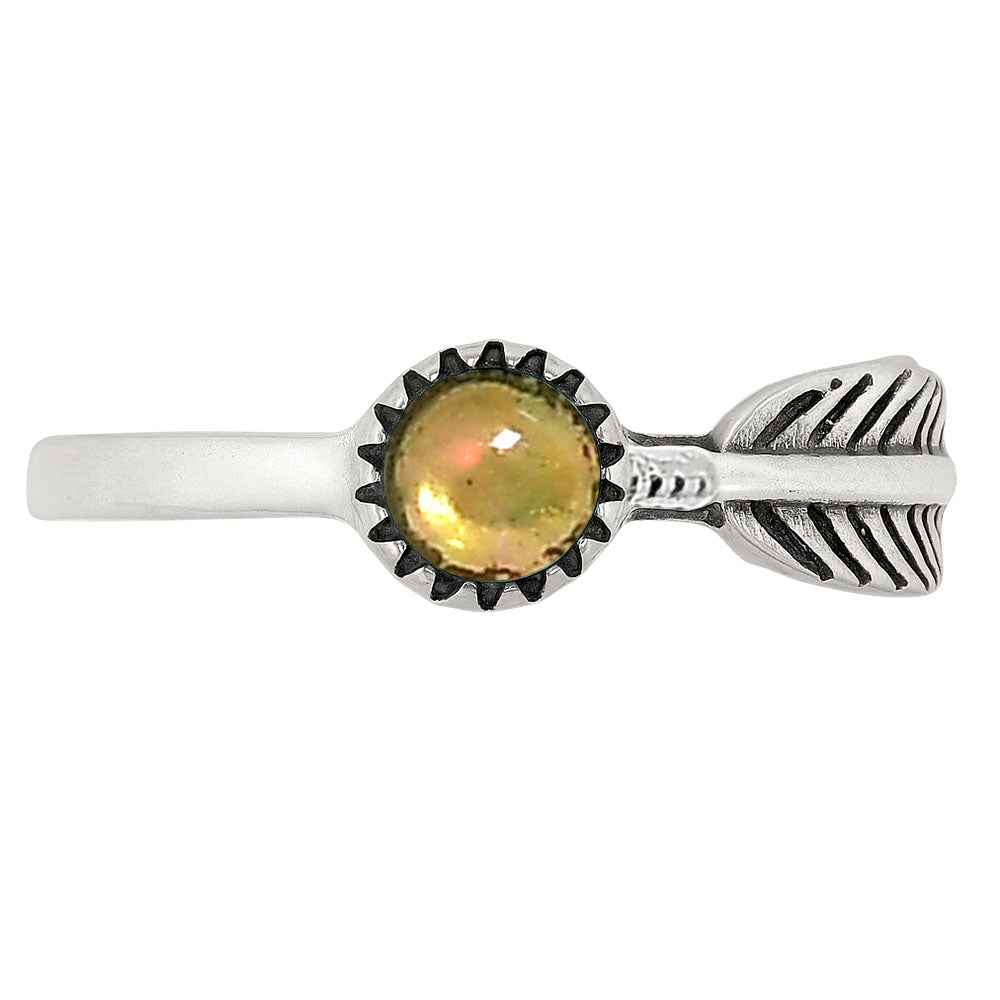 Ethiopian Opal Ring size-6.5 R-1042 SDR251942-0