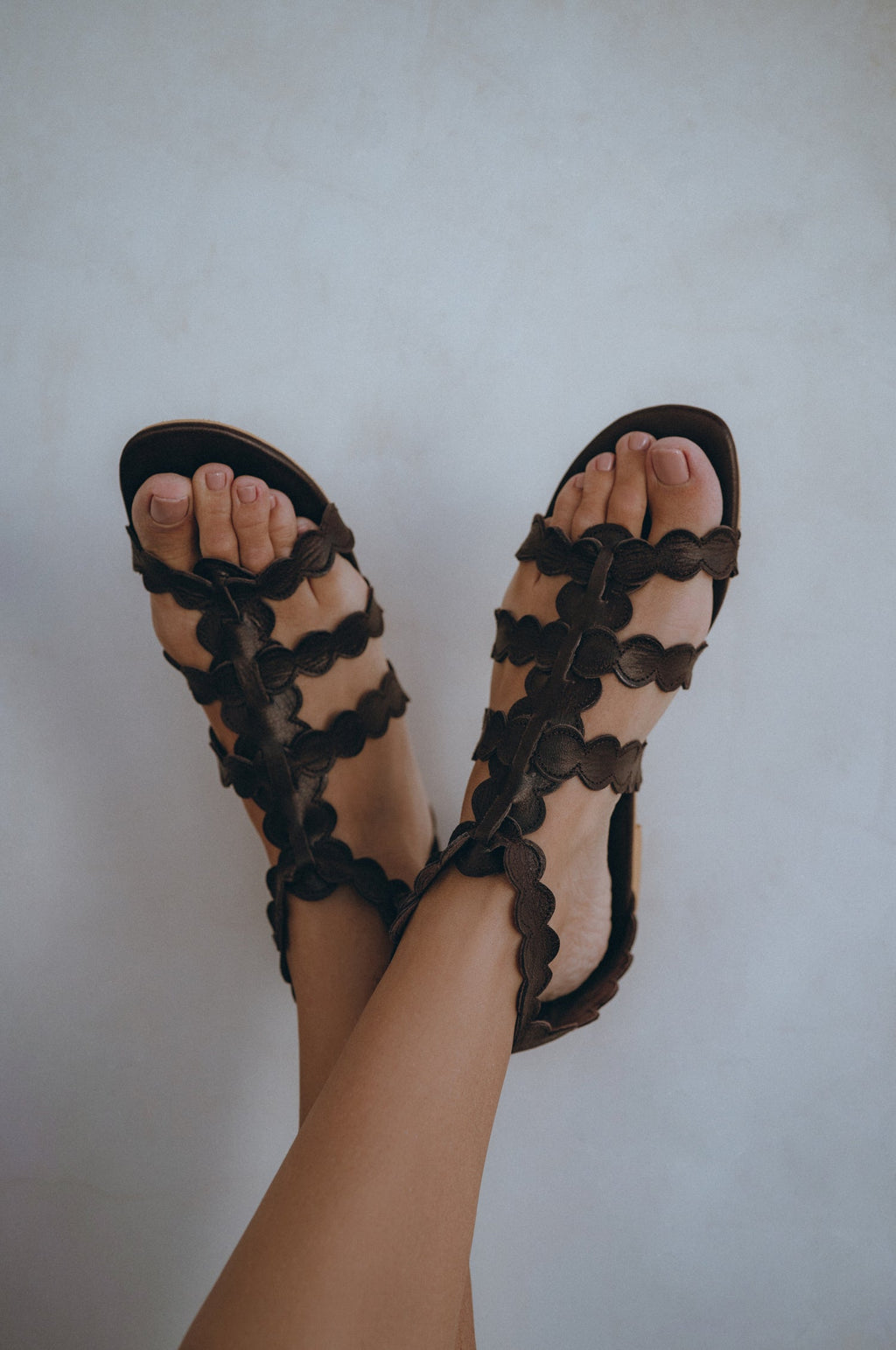 Sol Leather Greek Sandals-0