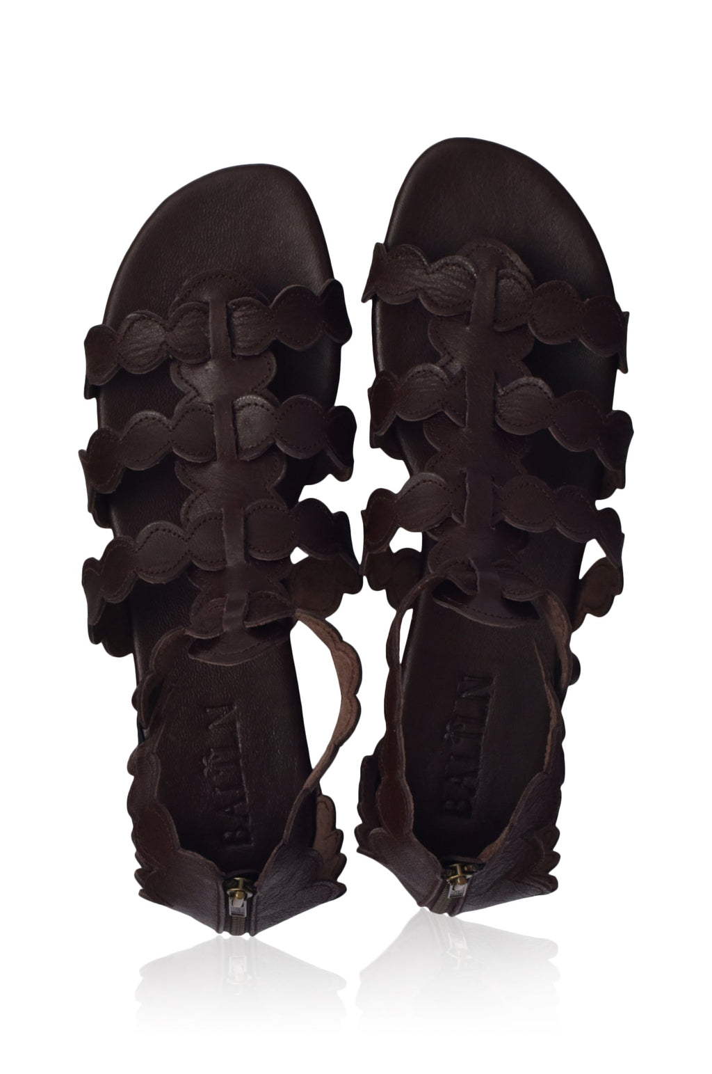 Sol Leather Greek Sandals-3