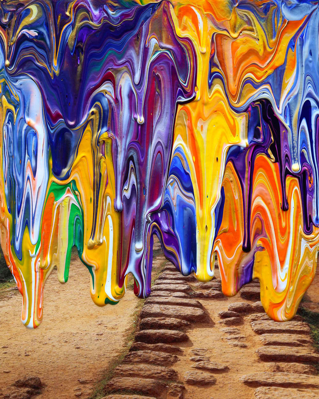 Antonio Wehrli Gravity Paint Drip Bracelet: Art into Jewelry-18K Gold-15