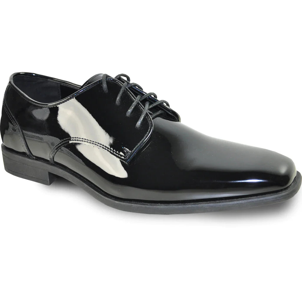 "Matteo" Black Vangelo Tuxedo Shoes-0