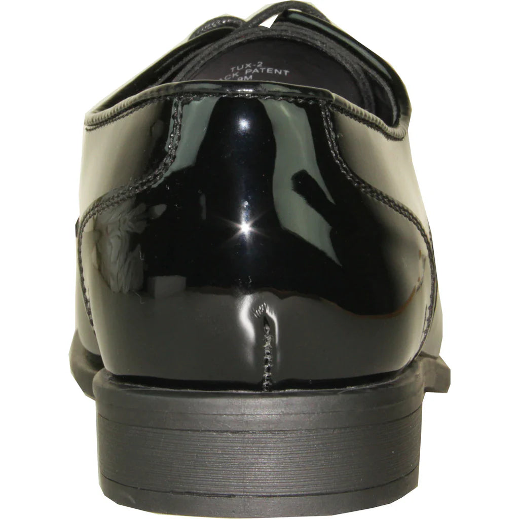 "Matteo" Black Vangelo Tuxedo Shoes-2