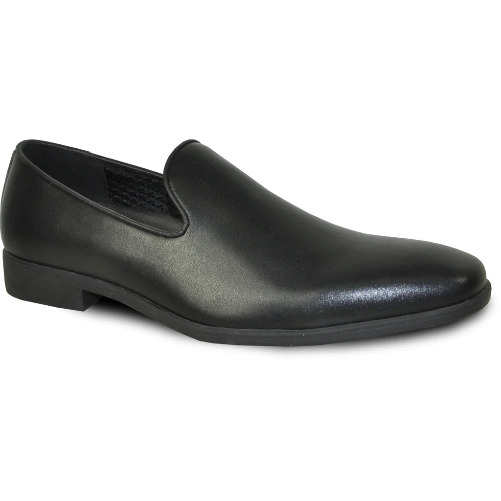 "Galileo" Black Matte Tuxedo Shoes-0