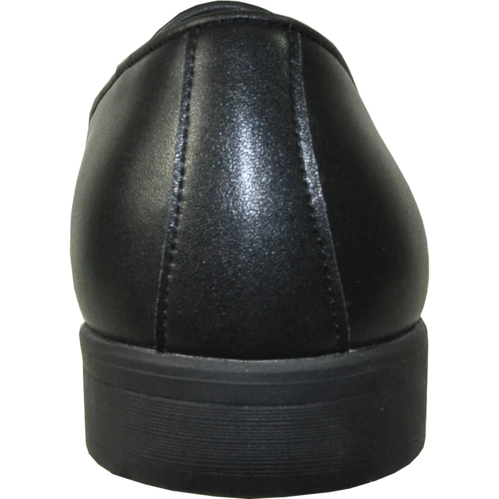 "Galileo" Black Matte Tuxedo Shoes-2