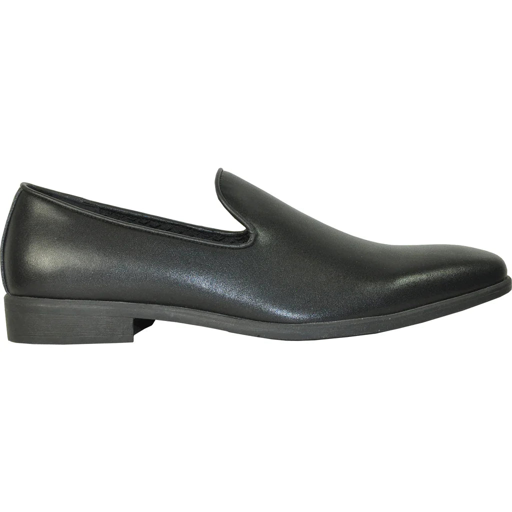 "Galileo" Black Matte Tuxedo Shoes-3