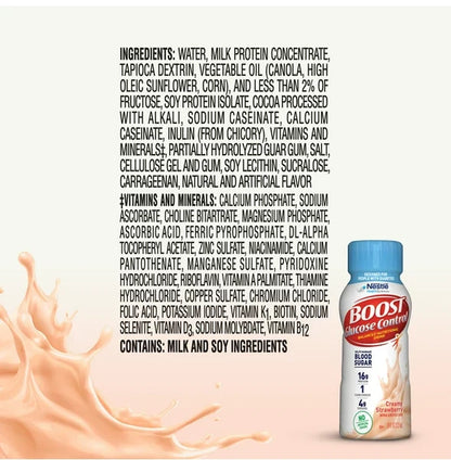 BOOST High Protein Nutritional Drink, Rich Chocolate, 20 g Protein, 15 - 8 fl oz Bottles