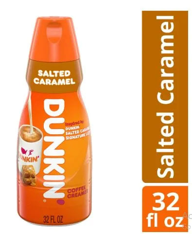 Dunkin' Salted Caramel Coffee Creamer, 32 fl oz Bottle