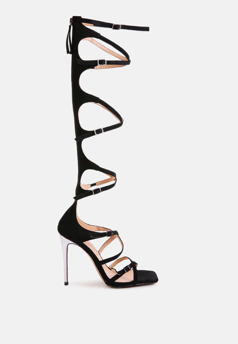 Gossip Dramatic Strappy Stiletto Heels