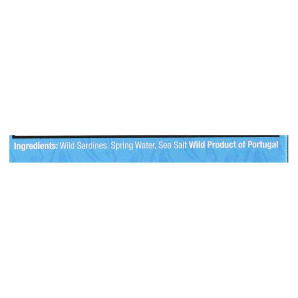 Henry And Lisa's Natural Seafood Wild Sardines In Spring Water - Case Of 12 - 4.25 Oz.