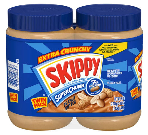 SKIPPY Creamy Peanut Butter Twin Pack 2